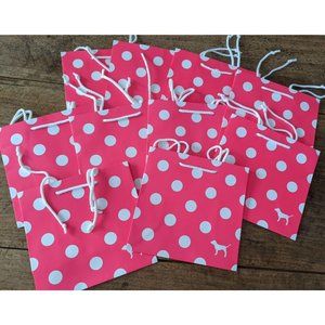 10x Victoria Secret Pink Polka Dot Gift Bags